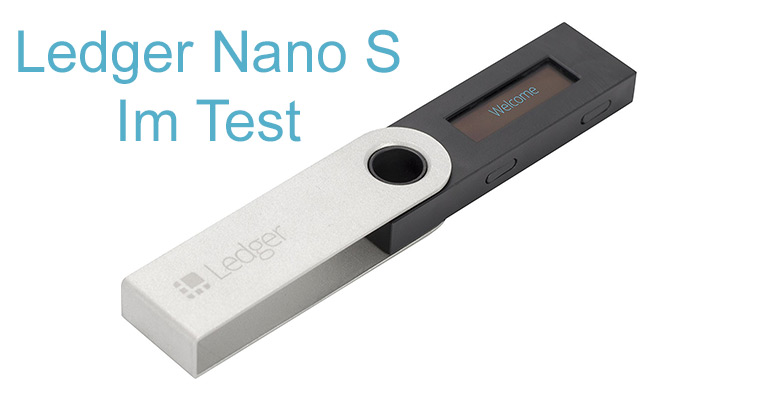 nano ledger S im bitcoin test